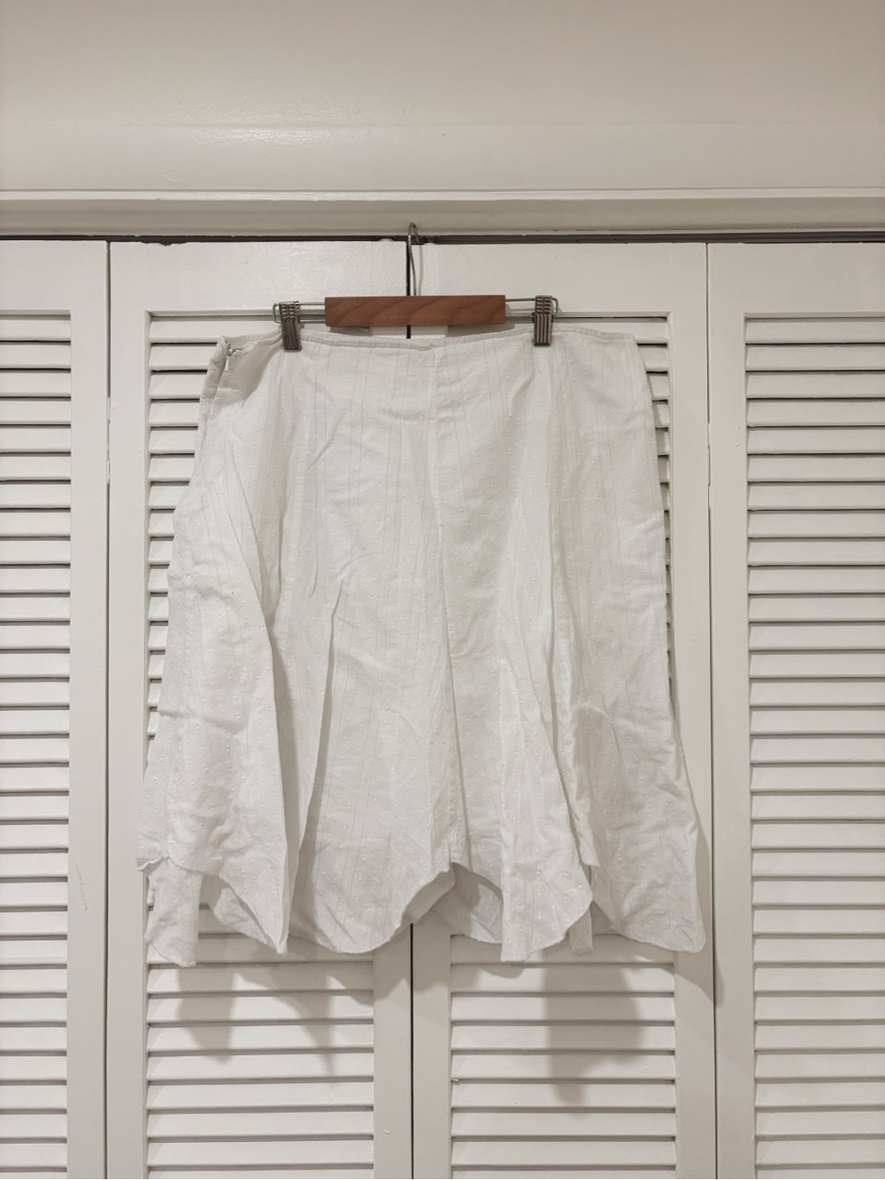 Cato White A-Line Mini Skirt